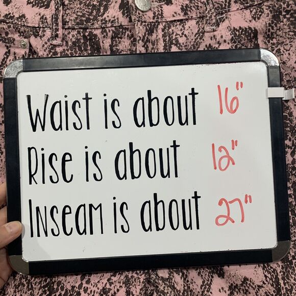 BDG Urban Outfitters Sz 29 Jeans Twig High Rise Pink Snake Print Skinny Women’s - Picture 11 of 11